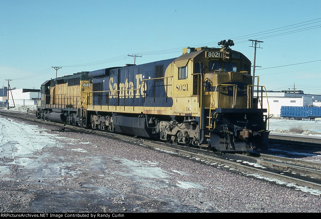 ATSF 8021 at Proviso